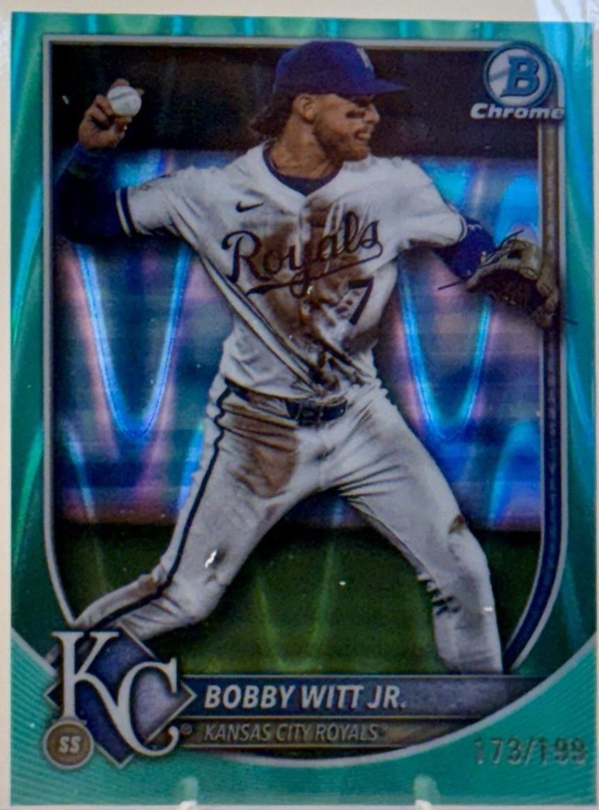 Bobby Witt Jr. [Aqua Mojo Refractor] #7