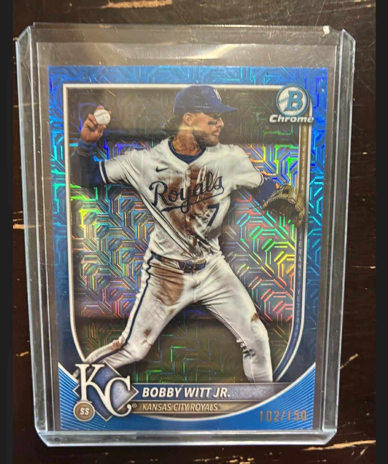 Bobby Witt Jr. [Blue Mojo Refractor] #7