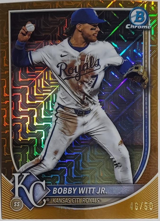 Bobby Witt Jr. [Gold Mojo Refractor] #7