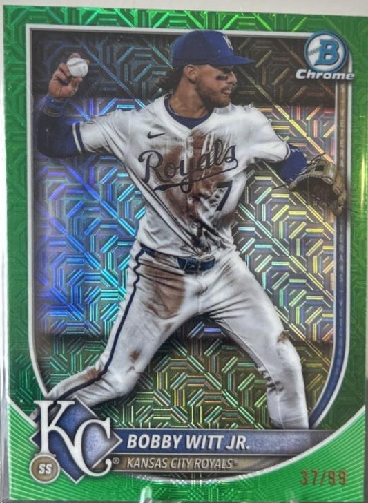 Bobby Witt Jr. [Green Mojo Refractor] #7