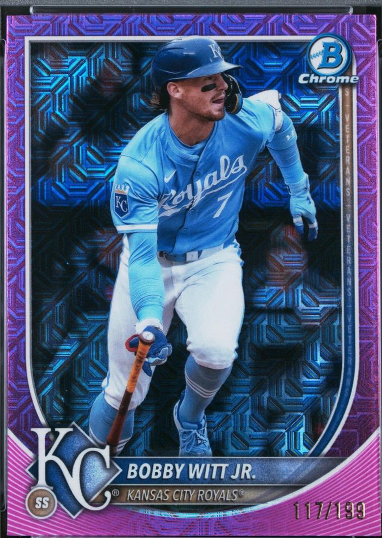 Bobby Witt Jr. [Pink Mojo Refractor] #7