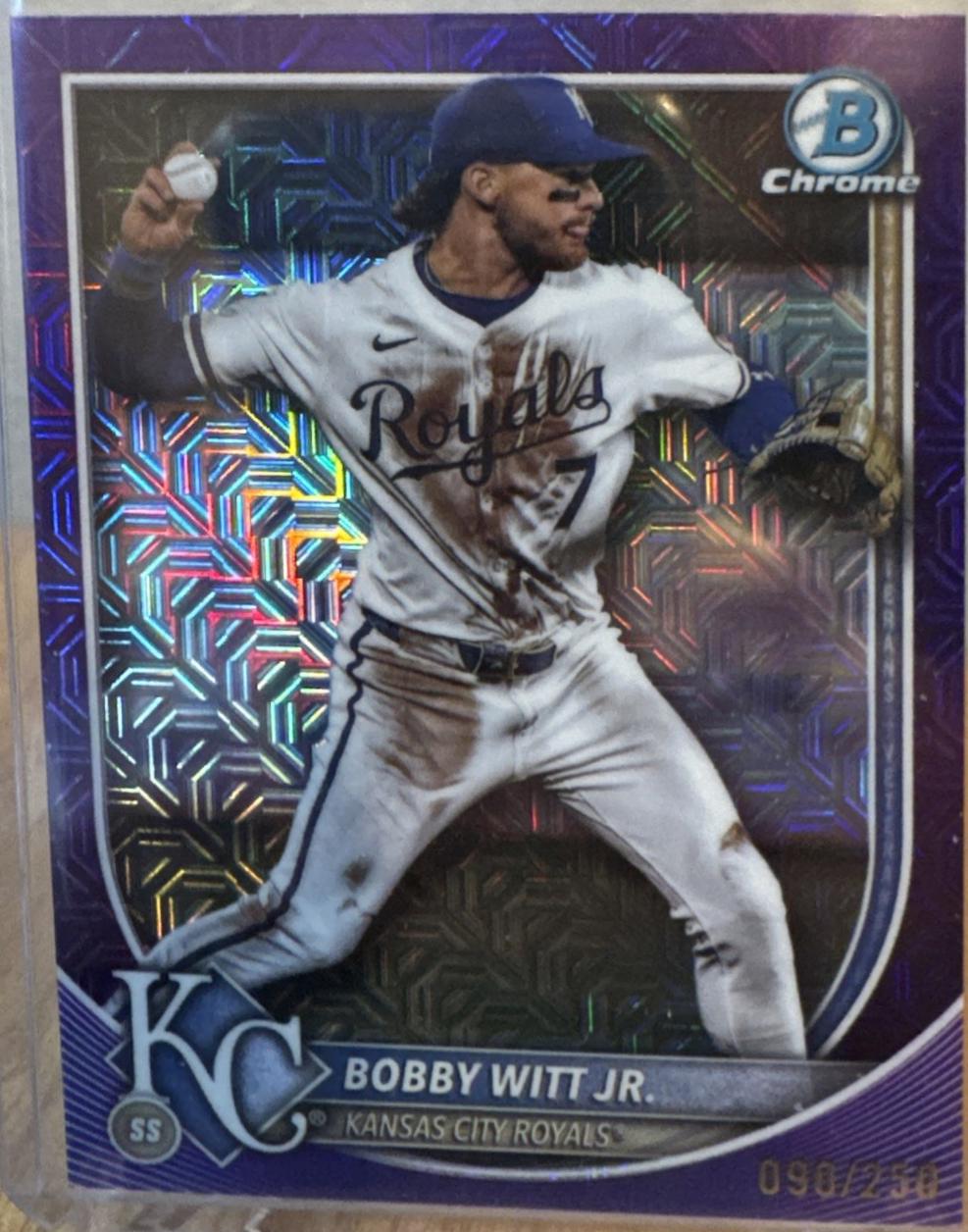 Bobby Witt Jr. [Purple Mojo Refractor] #7