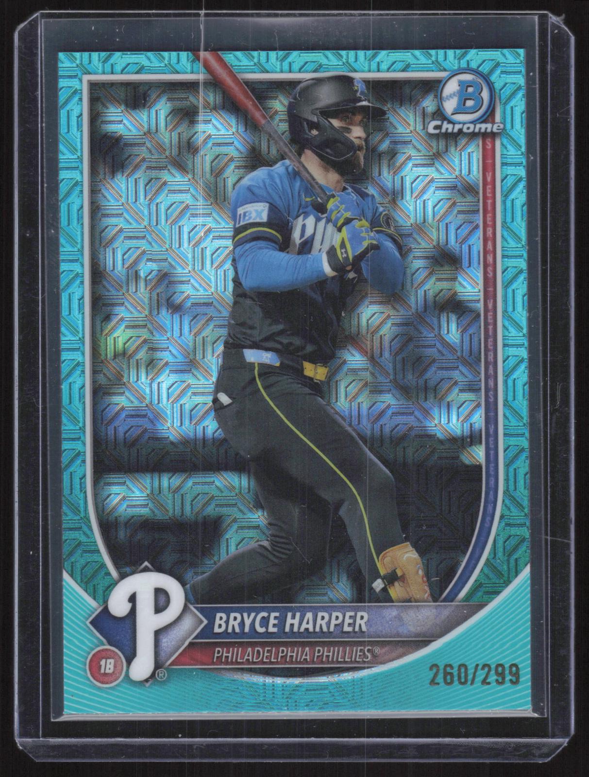 Bryce Harper [Aqua Mojo Refractor] #37