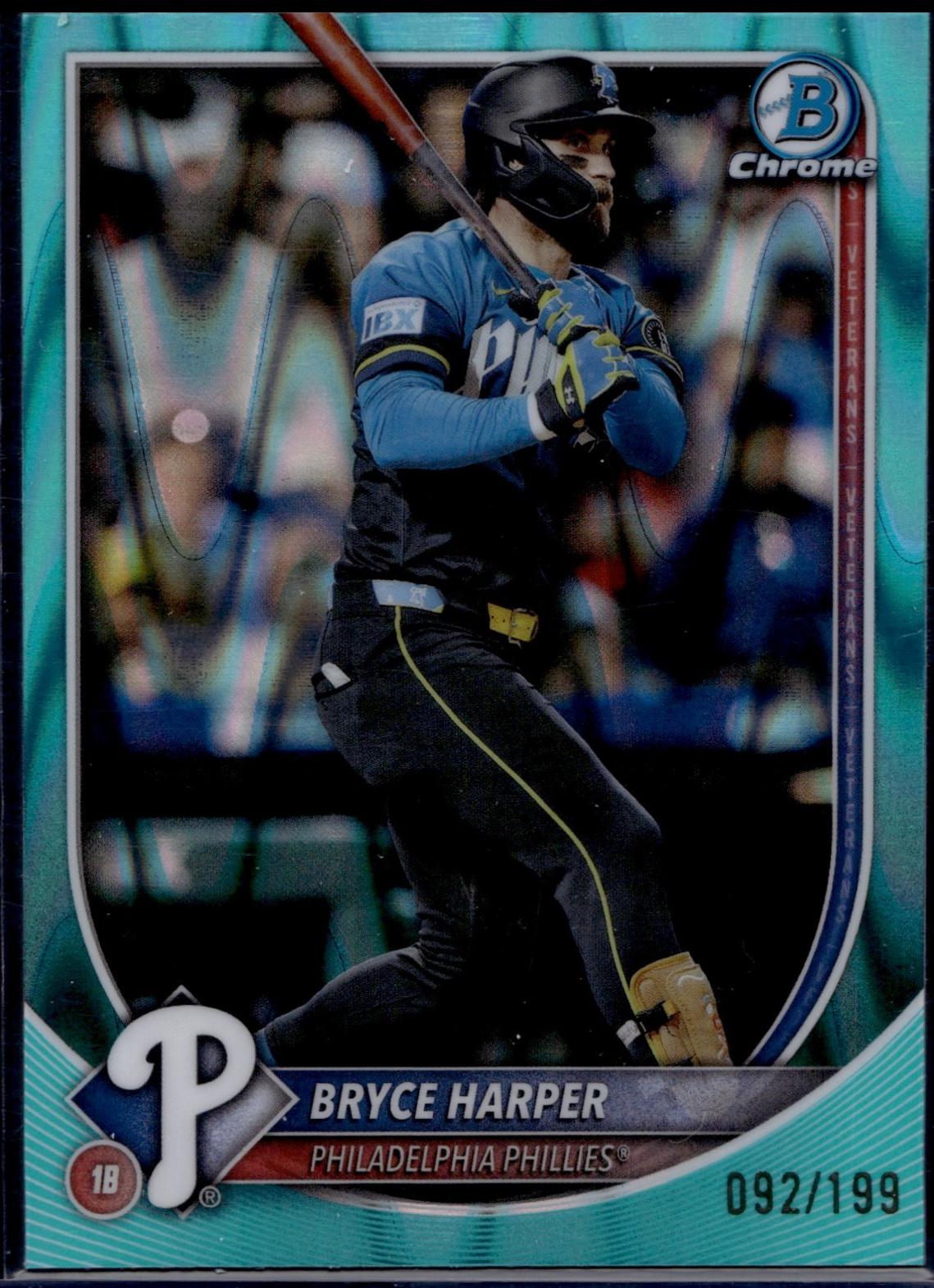 Bryce Harper [Aqua Wave Refractor] #37