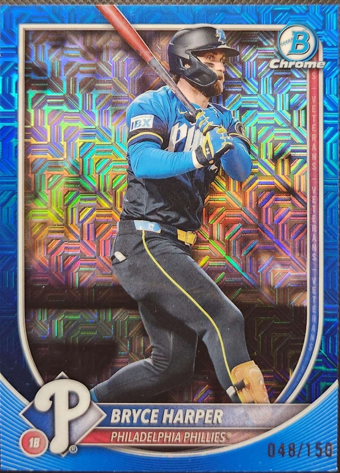 Bryce Harper [Blue Mojo Refractor] #37