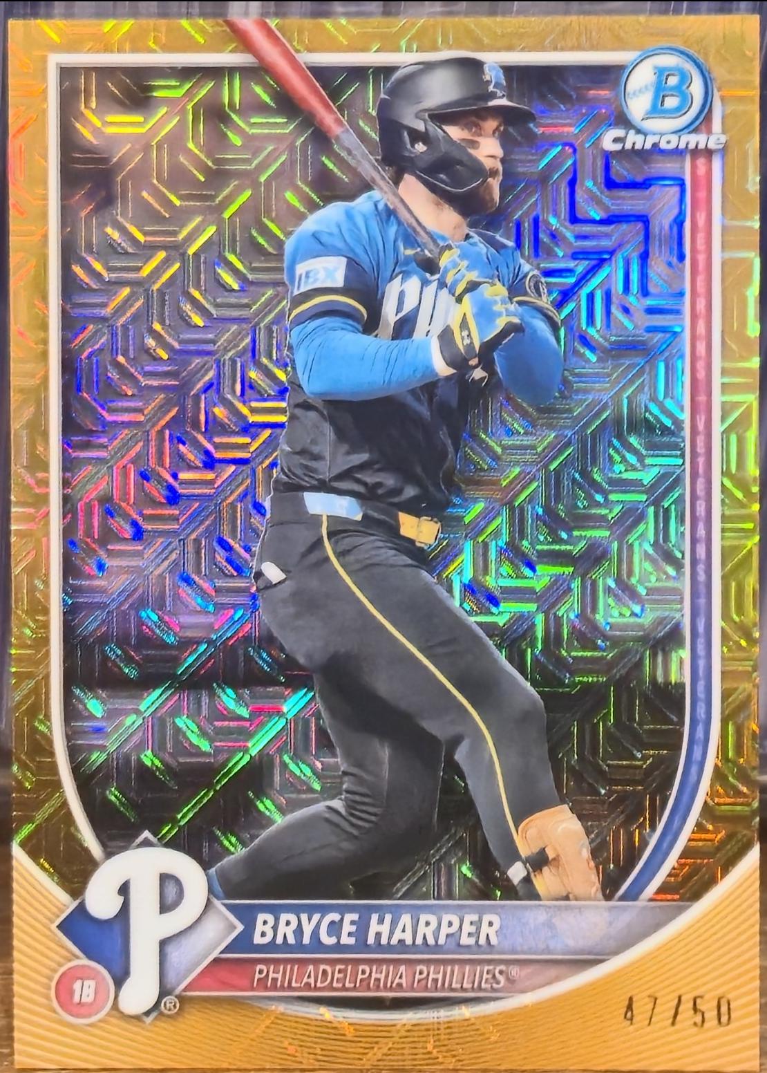 Bryce Harper [Gold Mojo Refractor] #37