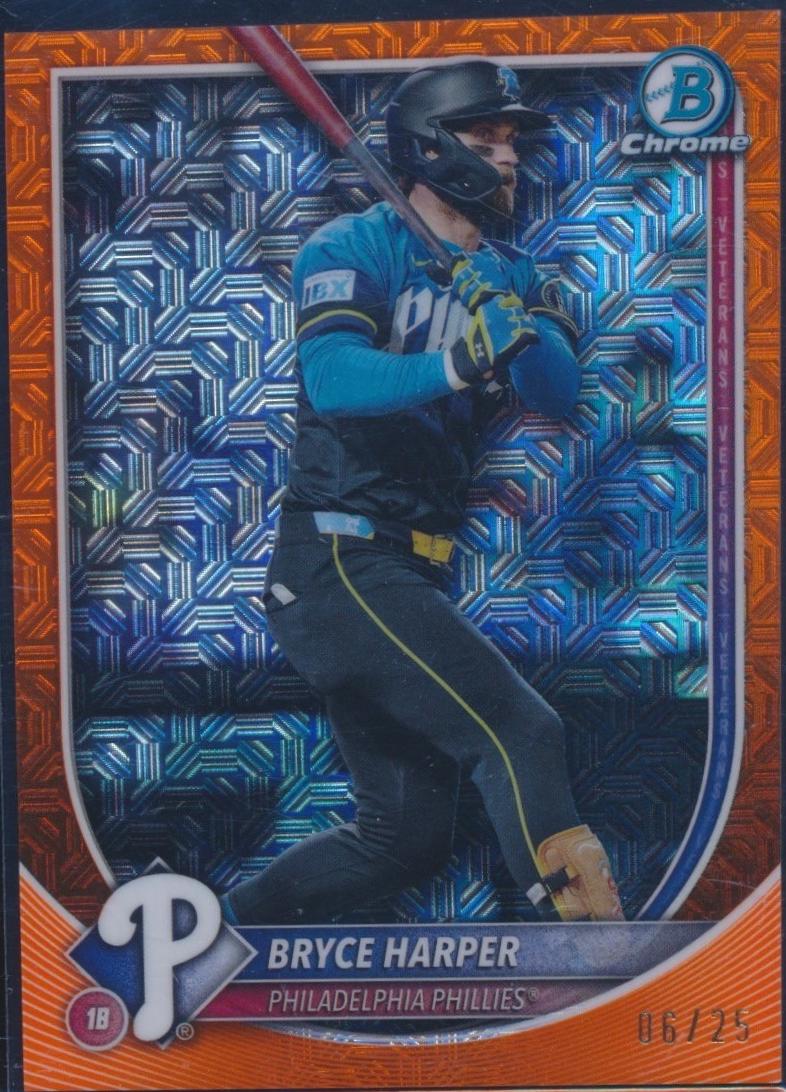Bryce Harper [Orange Mojo Refractor] #37