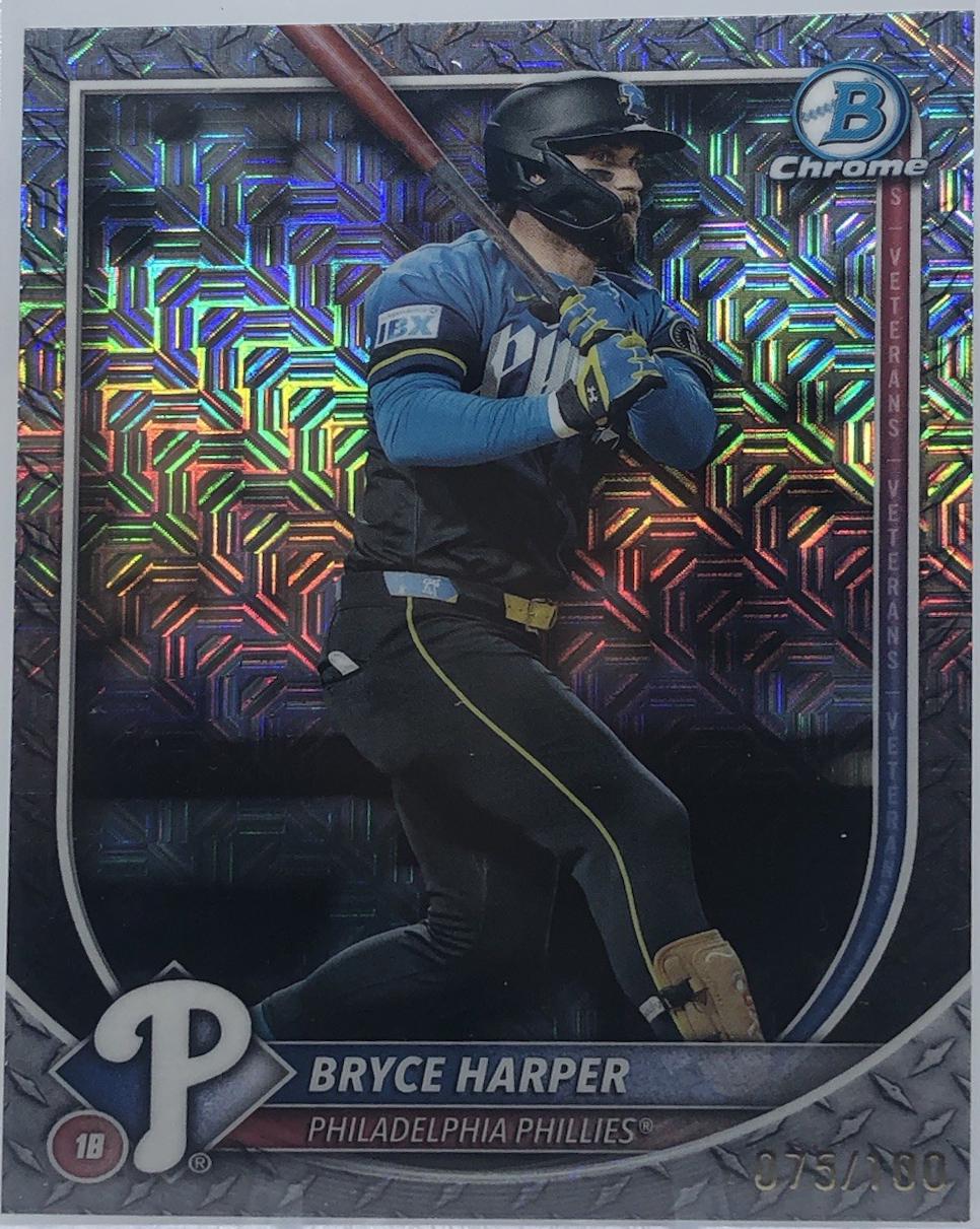 Bryce Harper [Steel Metal Mojo Refractor] #37