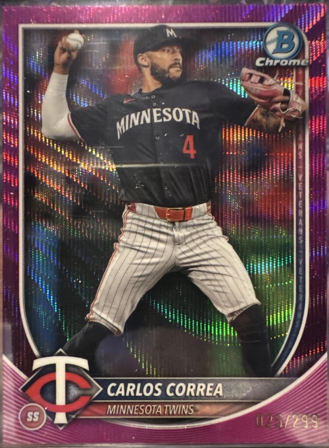 Carlos Correa [Fuchsia Wave] #54