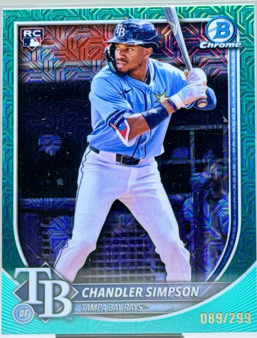 Chandler Simpson [Aqua Mojo Refractor] #18