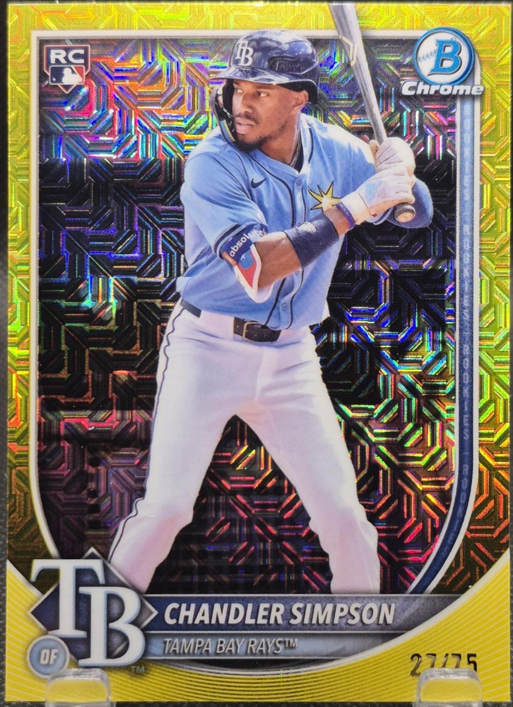 Chandler Simpson [Yellow Mojo Refractor] #18
