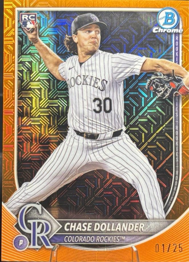 Chase Dollander [Orange Mojo Refractor] #62