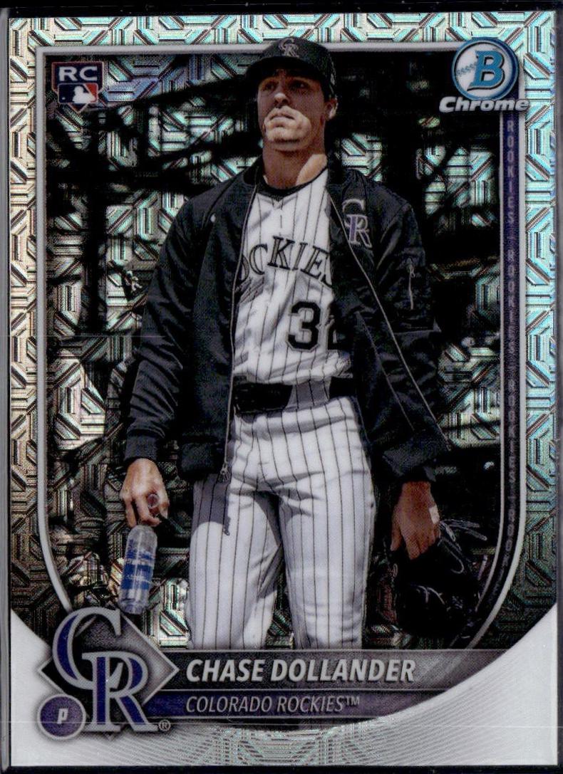 Chase Dollander [Rose Gold Mojo Mojo Refractor Variation] #62