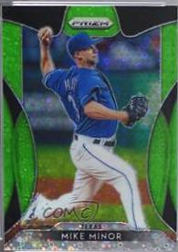 Mike Minor [Lime Green Donut Circles Prizm] #69