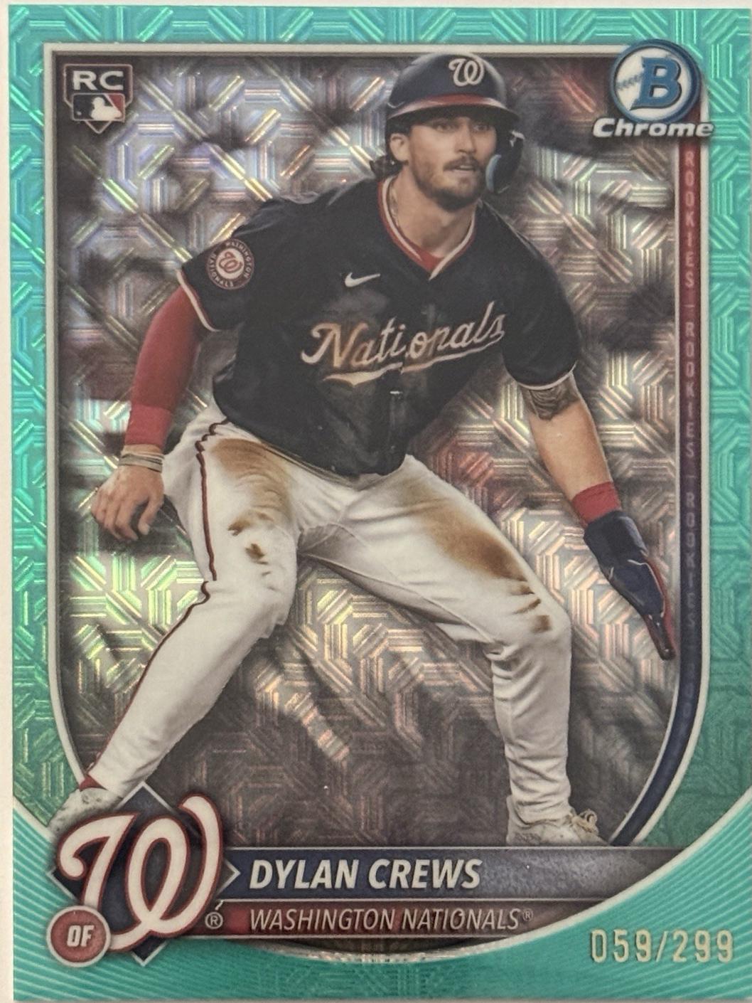 Dylan Crews [Aqua Mojo Refractor] #3