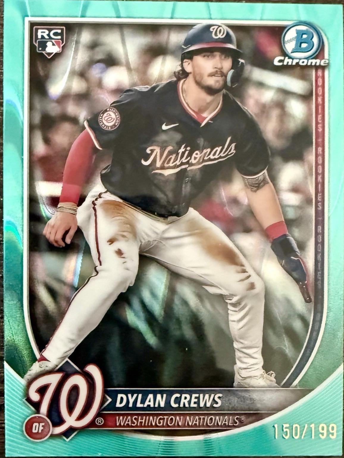 Dylan Crews [Aqua Wave Refractor] #3