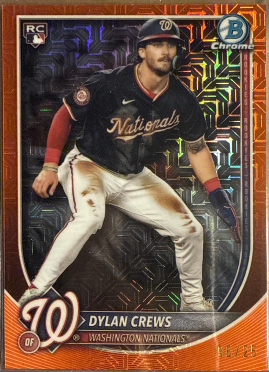 Dylan Crews [Orange Mojo Refractor] #3