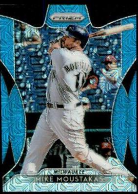 Mike Moustakas [Blue Mojo Prizm] #124