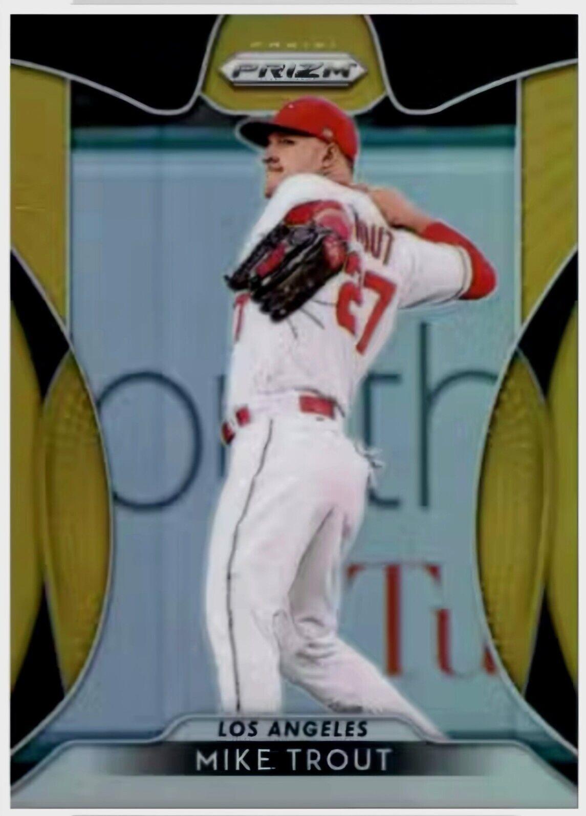 Mike Trout [Gold Prizm] #192