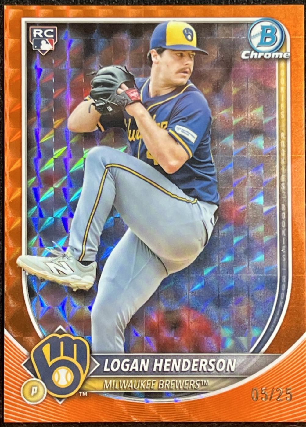Logan Henderson [Orange Geometric Refractor] #92