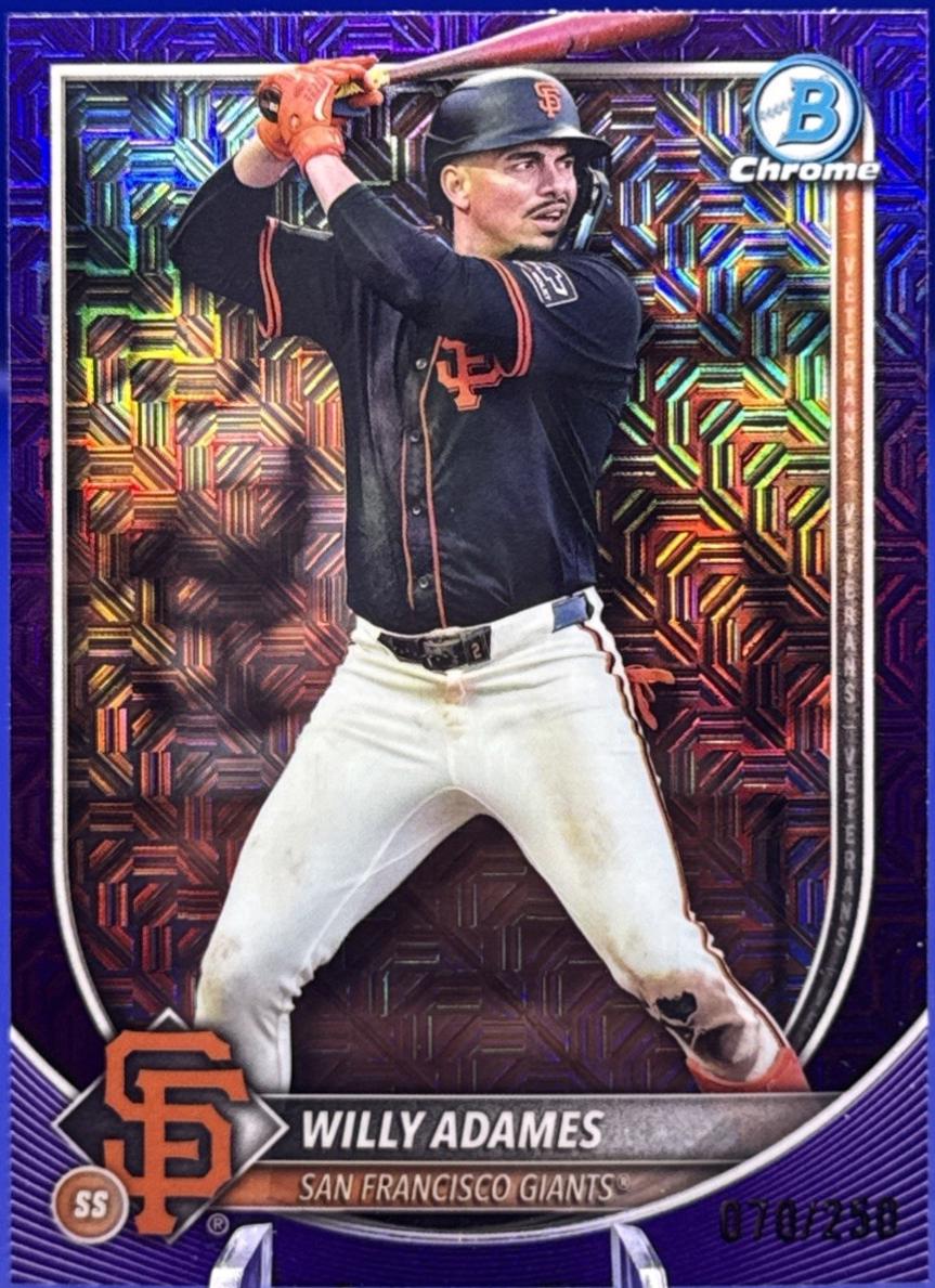Willy Adames [Purple Mojo Refractor] #14