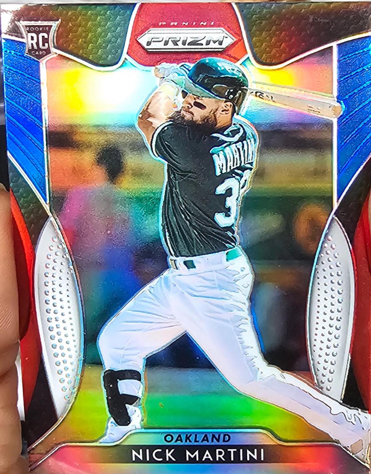 Nick Martini [Red, White, Blue Prizm] #280