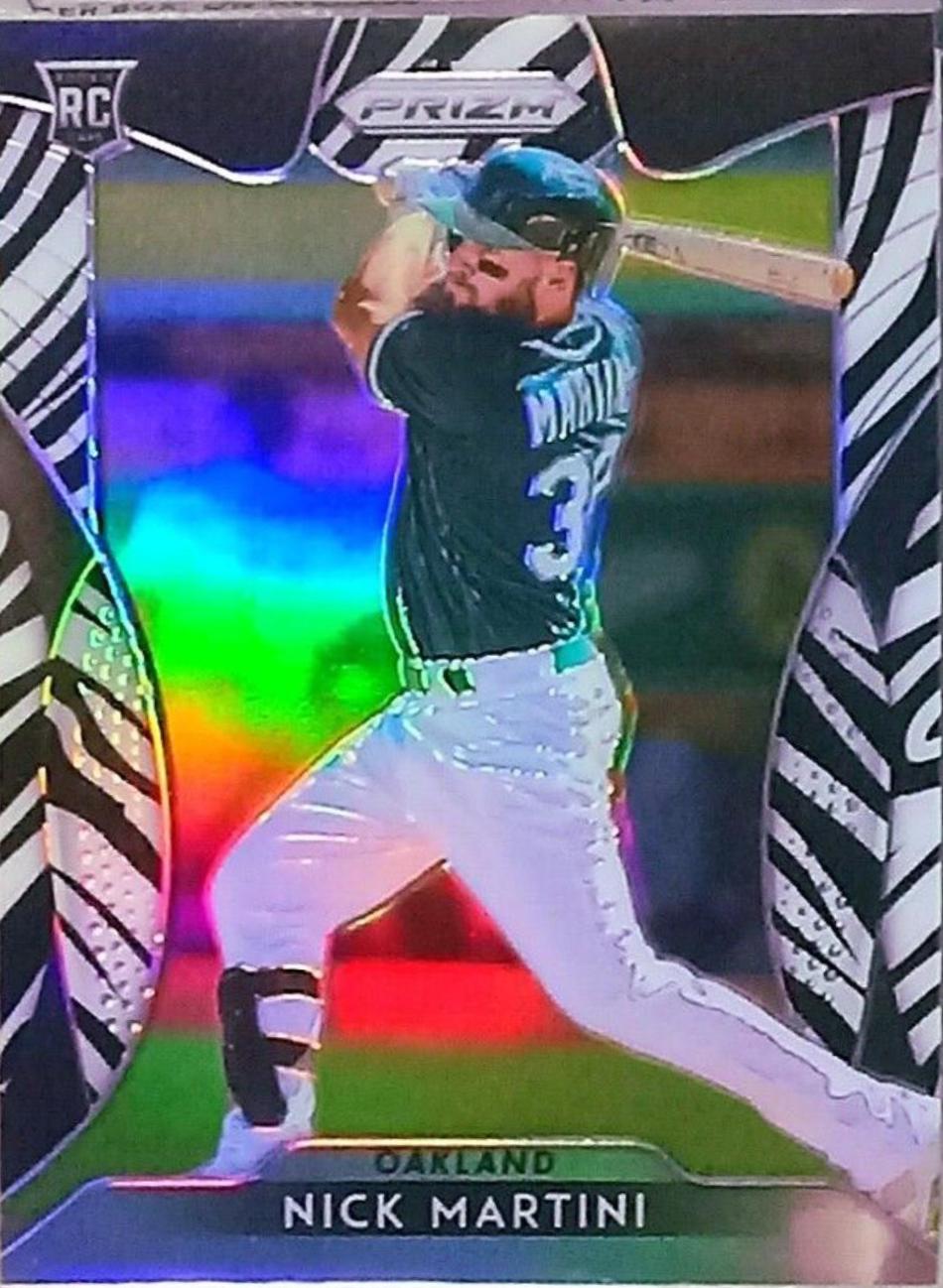 Nick Martini [Zebra Stripes Prizm] #280