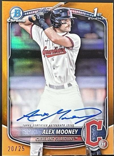 Alex Mooney [Orange Shimmer Refractor] #CPA-AM
