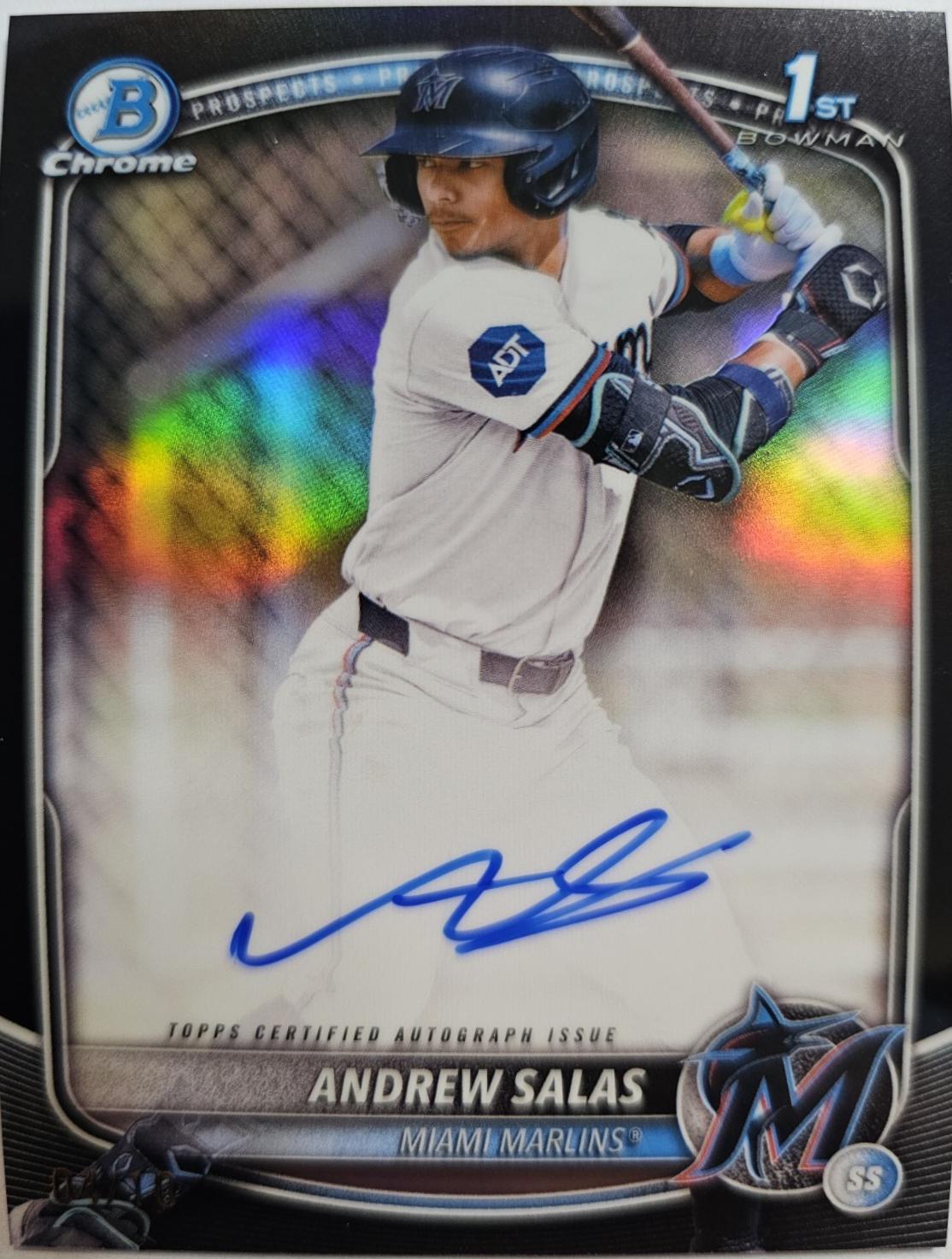 Andrew Salas [Black Refractor] #CPA-AS