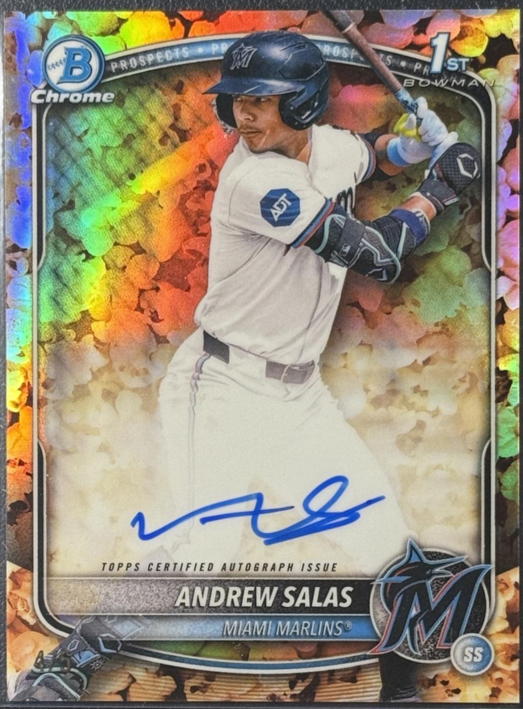 Andrew Salas [Red Wave Refractor] #CPA-AS