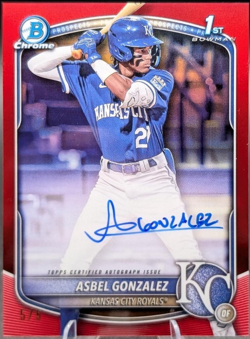 Asbel Gonzalez [Red Refractor] #CPA-AG