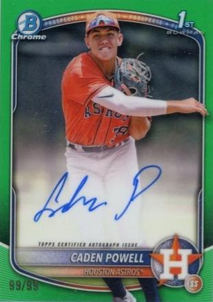 Caden Powell [Green Refractor] #CPA-CPO