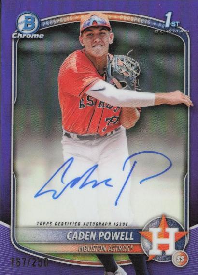 Caden Powell [Purple Refractor] #CPA-CPO