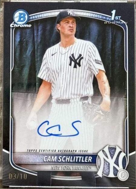 Cam Schlittler [Black Refractor] #CPA-CSC