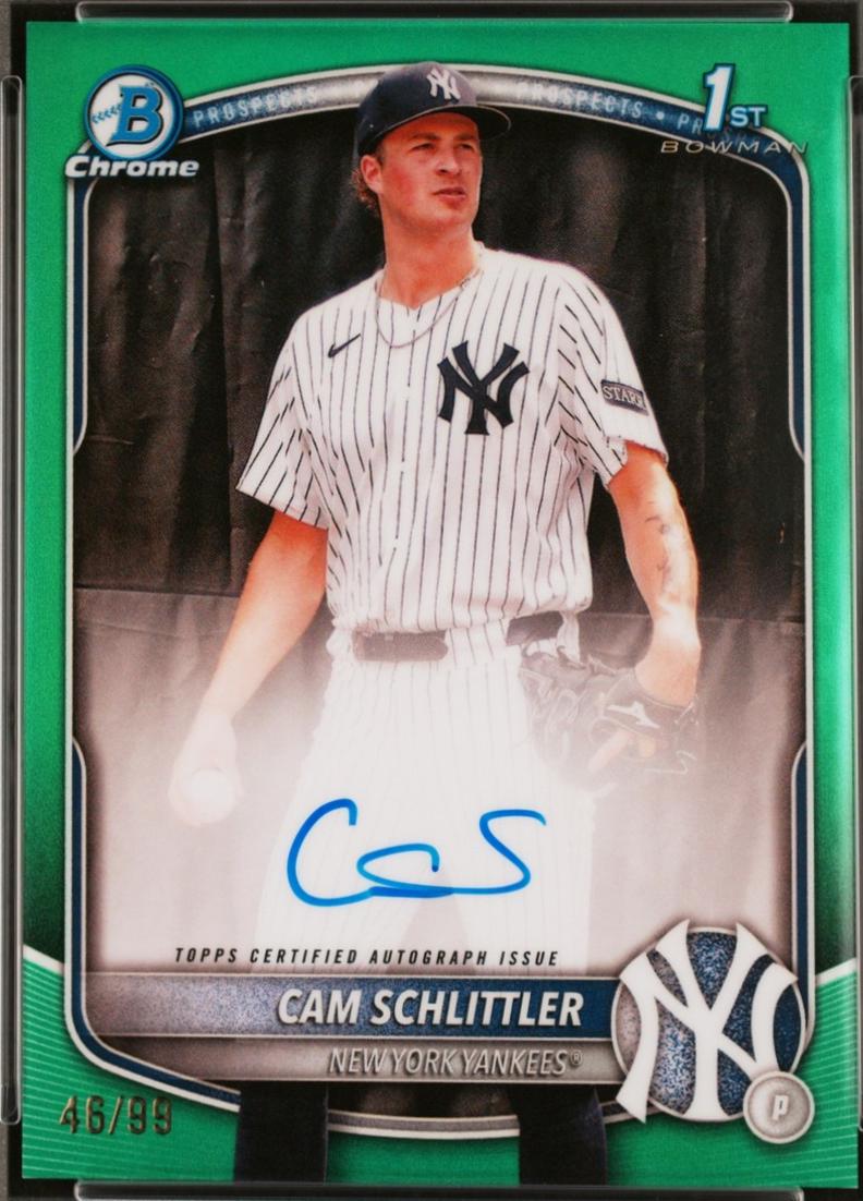 Cam Schlittler [Green Refractor] #CPA-CSC
