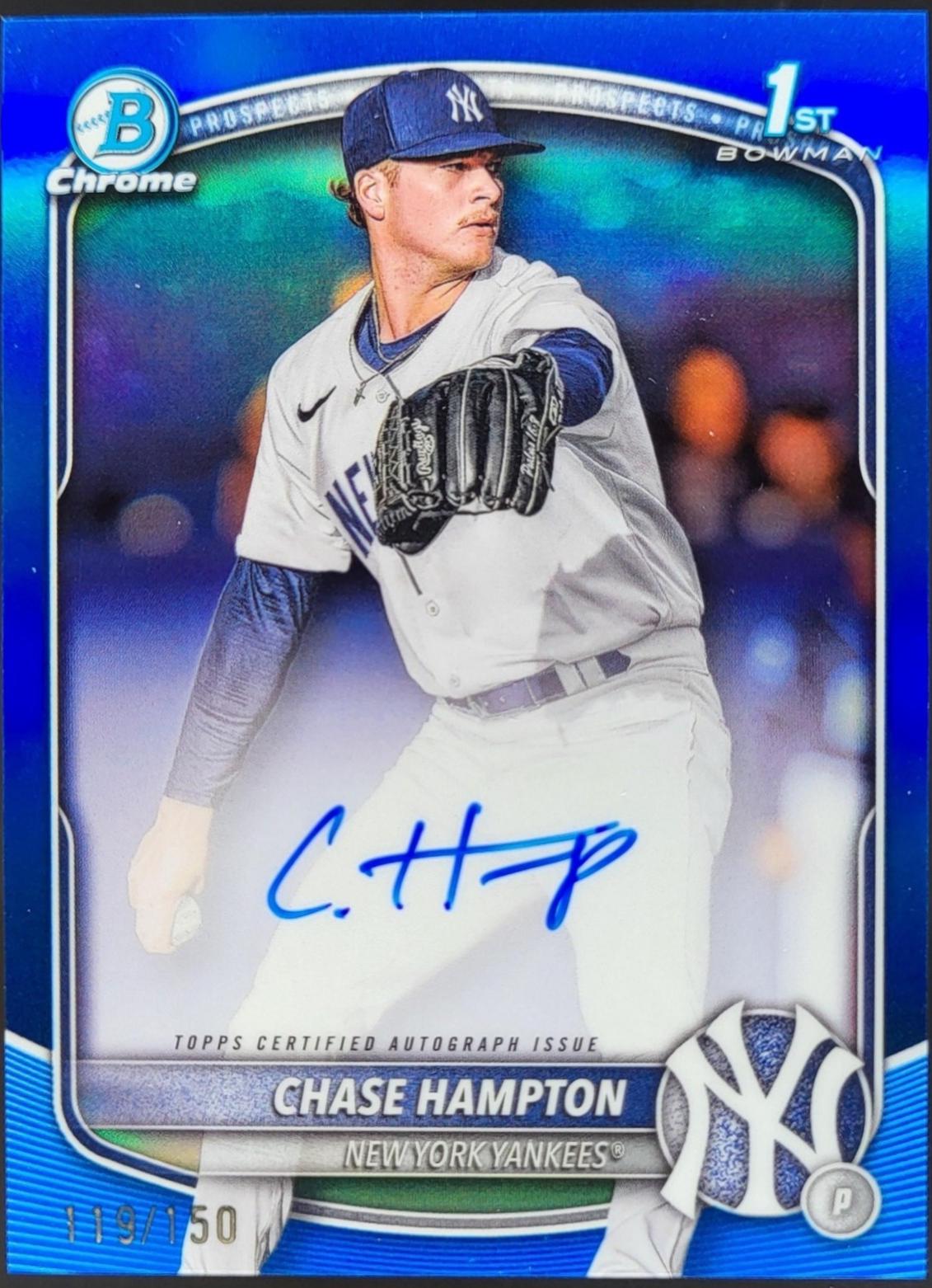 Chase Hampton [Blue Refractor] #CPA-CHA