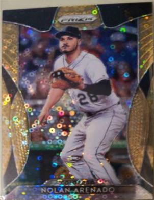 Nolan Arenado [Neon Orange Donut Circles Prizm] #157