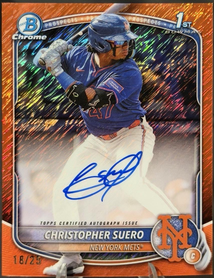 Christopher Suero [Orange Shimmer Refractor] #CPA-CSU