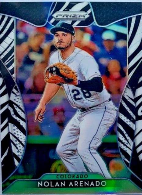 Nolan Arenado [Zebra Stripes Prizm] #157