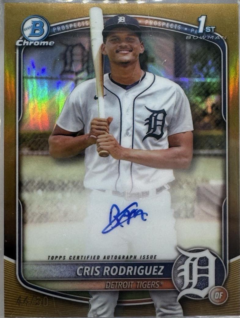 Cris Rodriguez [Gold Refractor] #CPA-CR
