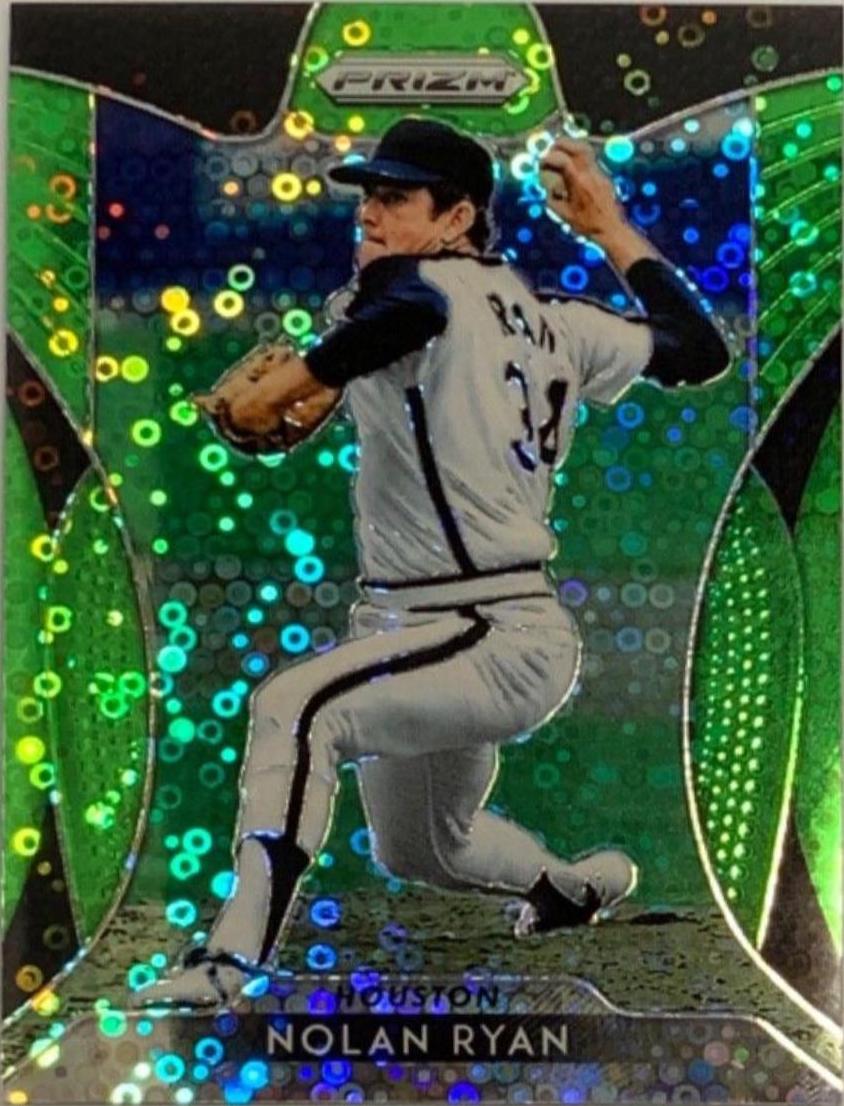 Nolan Ryan [Lime Green Donut Circles Prizm] #261