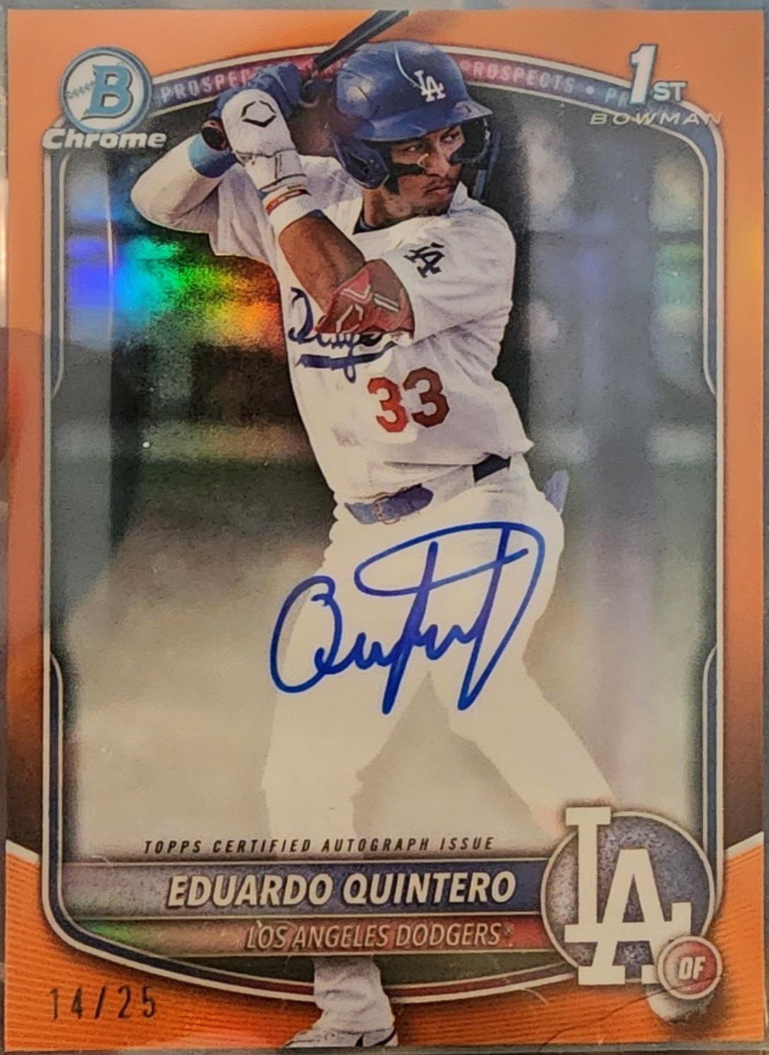 Eduardo Quintero [Reptilian Orange] #CPA-EQ