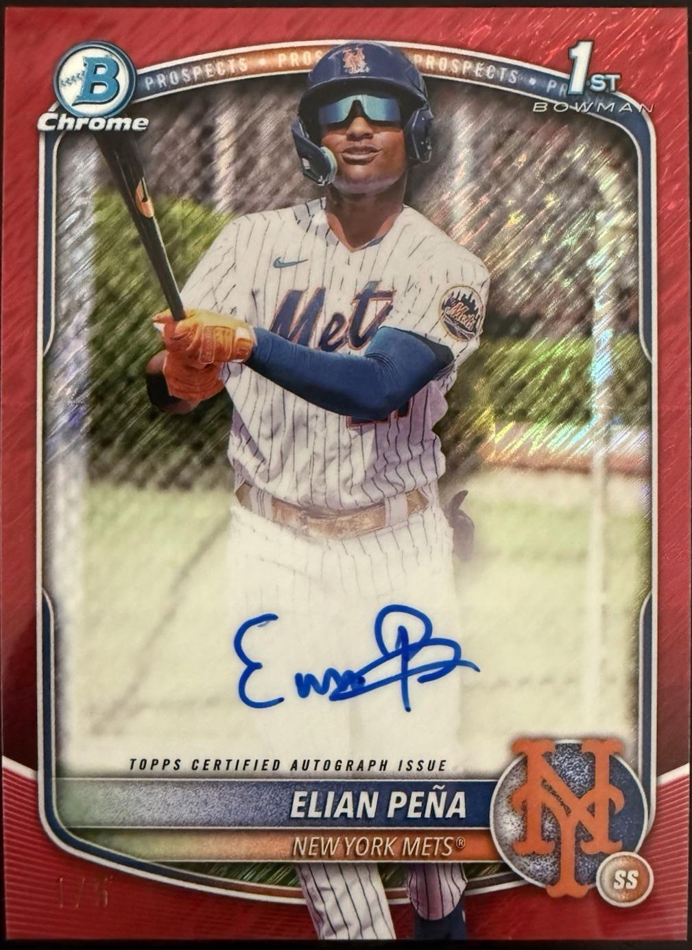 Elian Pena [Red Refractor] #CPA-EP