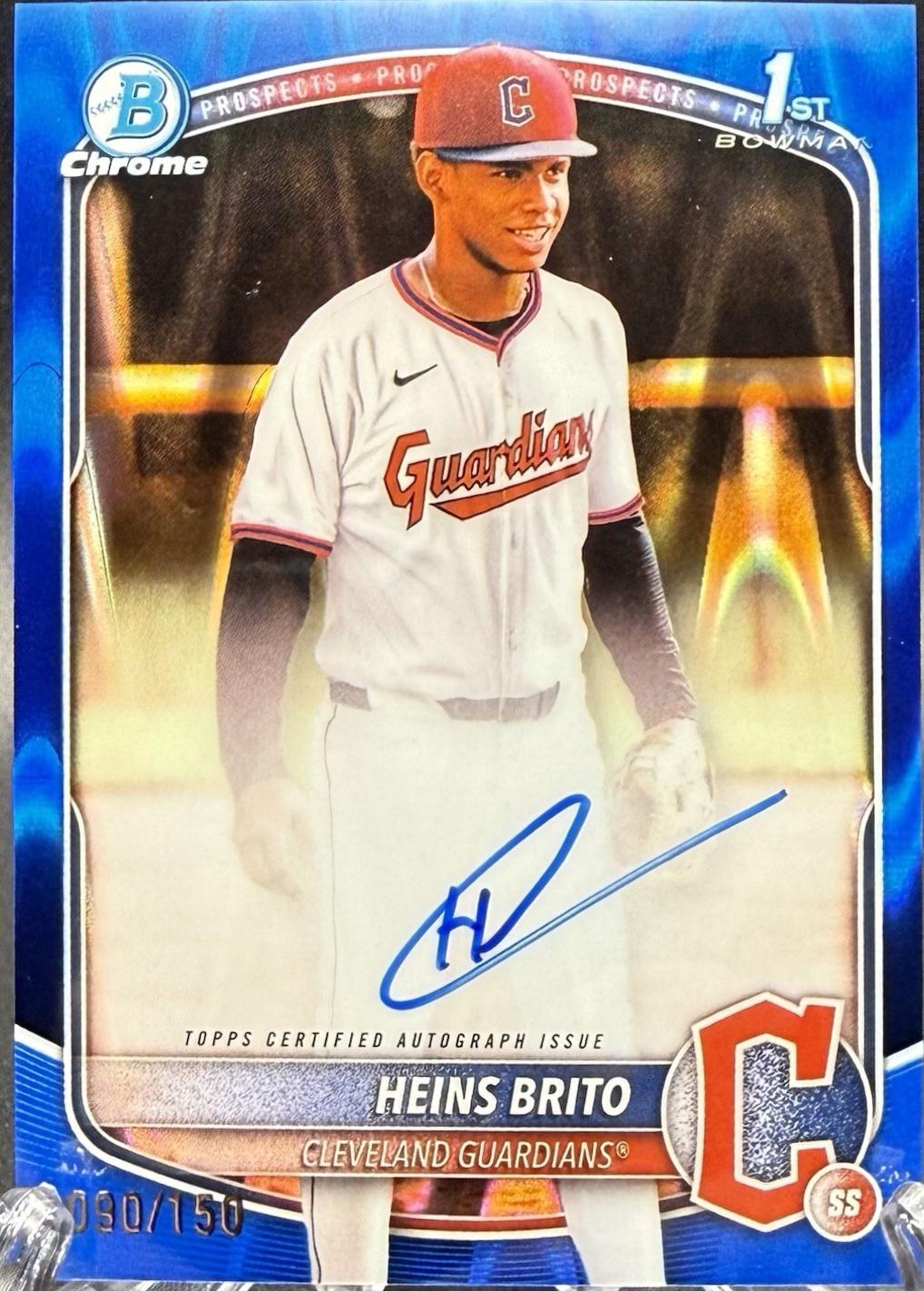 Heins Brito [Blue RayWave Refractor] #CPA-HB