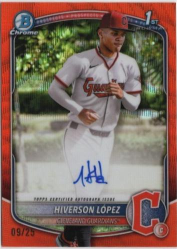 Hiverson Lopez [Orange Wave Refractor] #CPA-HL