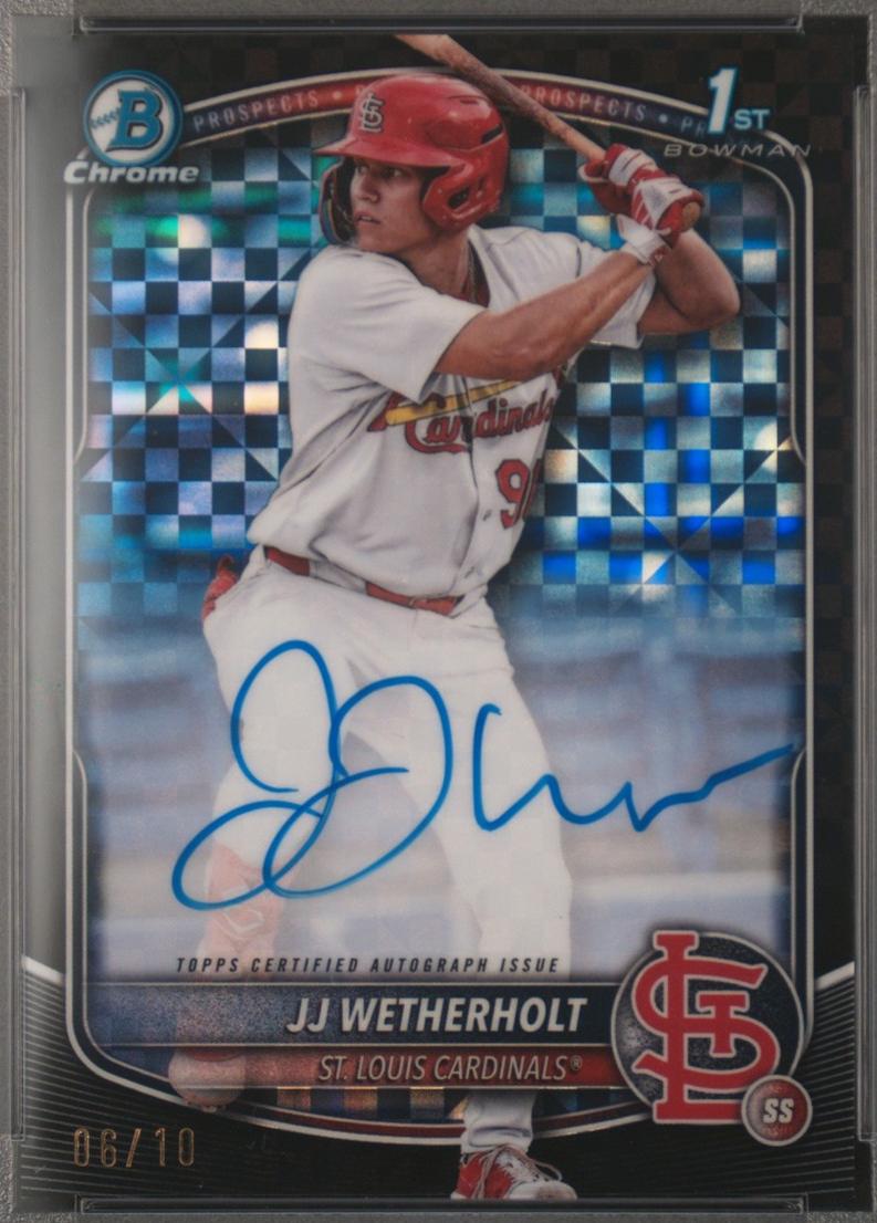 JJ Wetherholt [Black X-Fractor] #CPA-JW