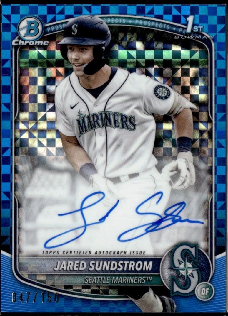 Jared Sundstrom [Blue X-Fractor] #CPA-JSU