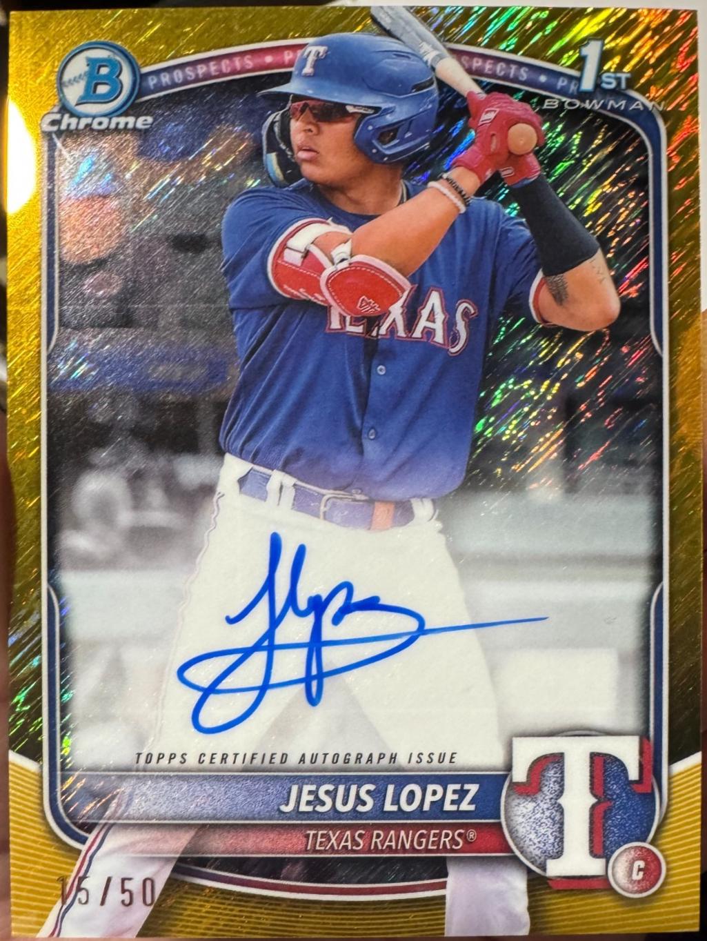 Jesus Lopez [Gold Shimmer] #CPA-JLO