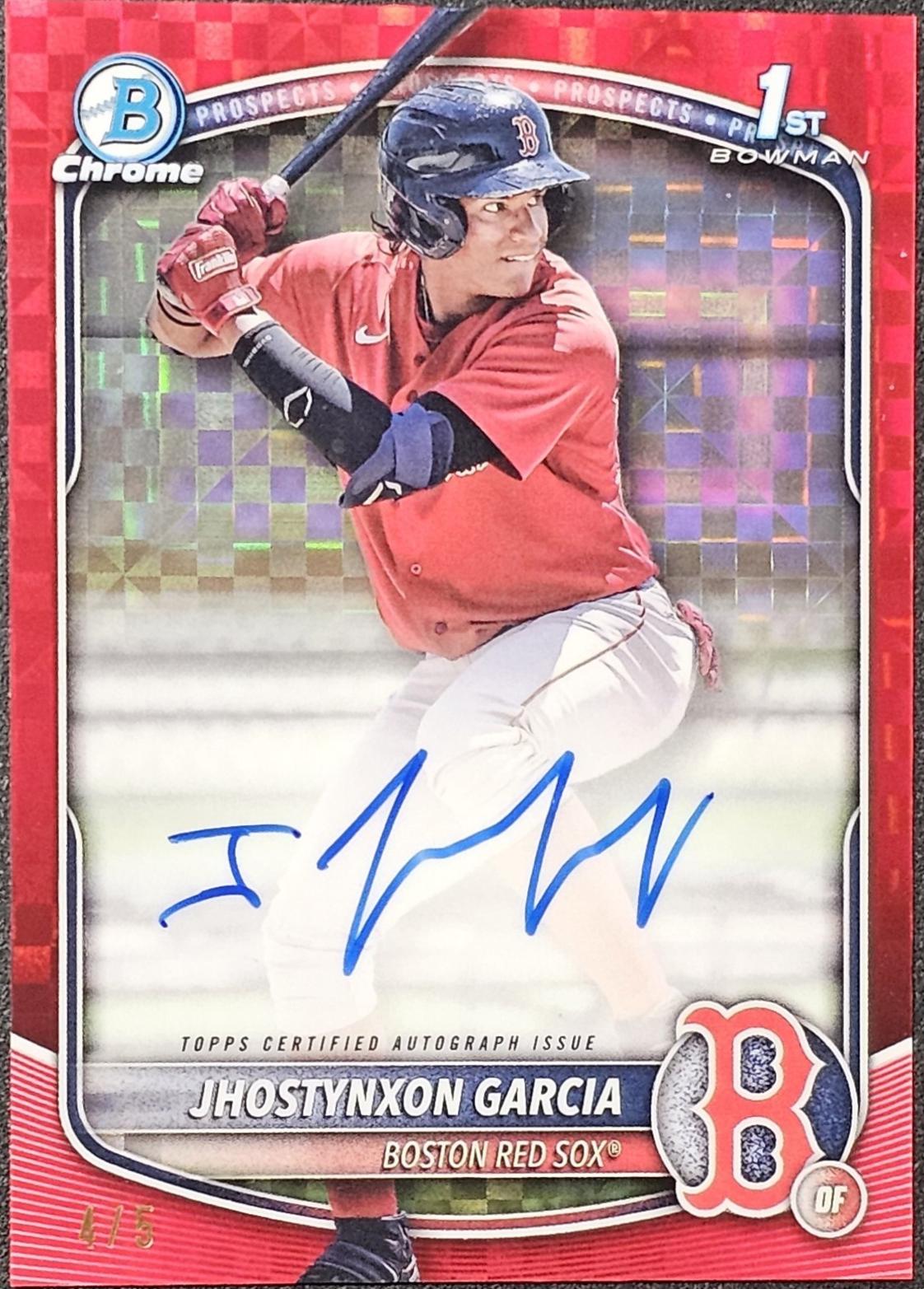 Jhostynxon Garcia [Red X-Fractor] #CPA-JGA