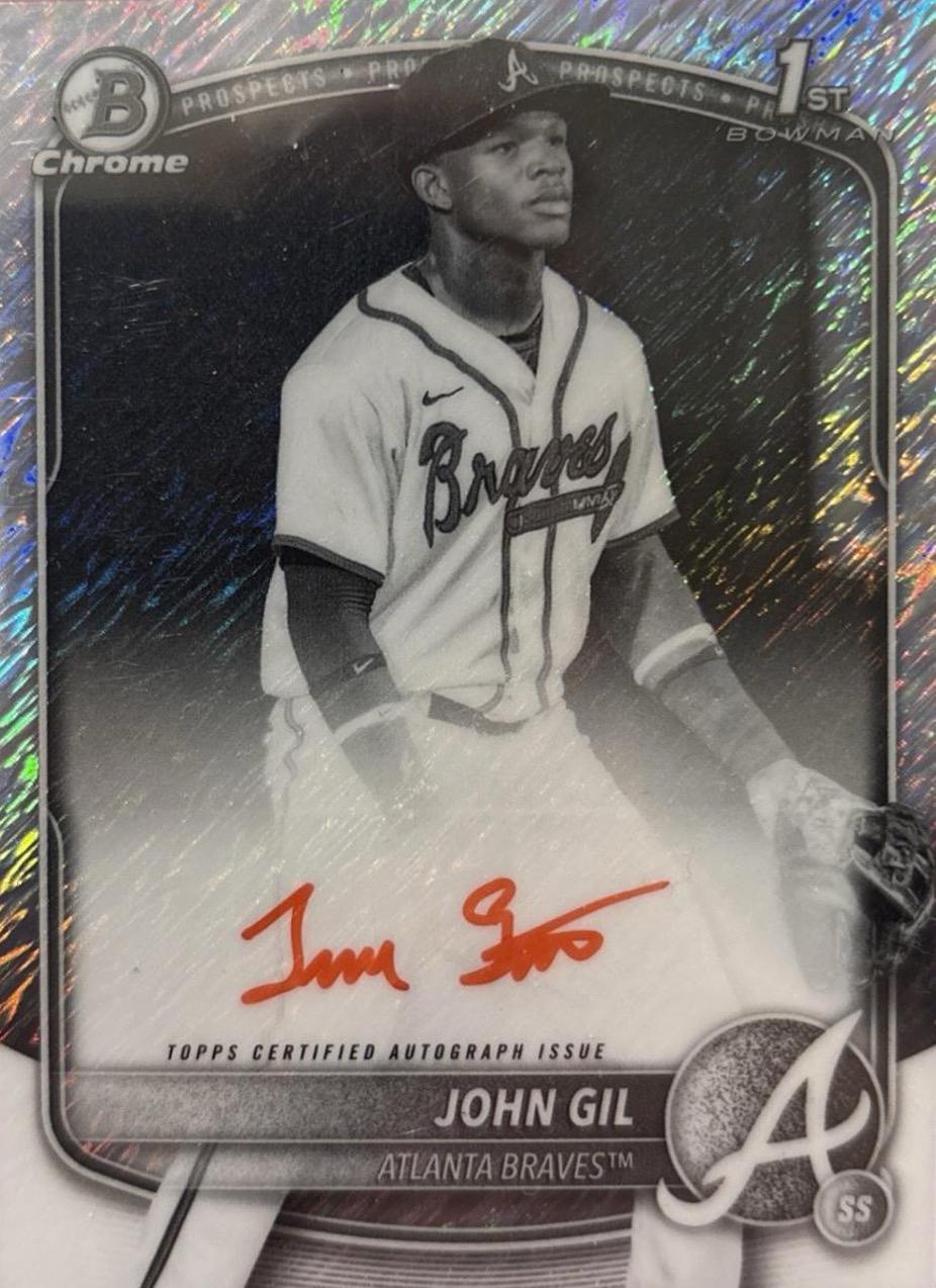 John Gil [Black White Shimmer Refractor] #CPA-JG